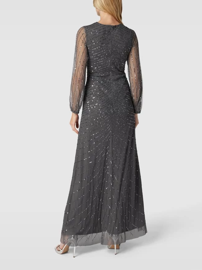 LACE & BEADS Abendkleid Mit Paillettenbesatz - Anthrazit 5 LACE & BEADS Abendkleid Mit Paillettenbesatz - Anthrazit – Bild 5