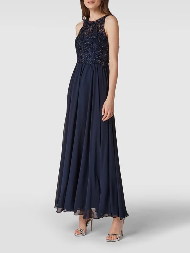 Laona Abendkleid Mit Strassteinen - Dunkelblau 1 Laona Abendkleid Mit Strassteinen - Dunkelblau