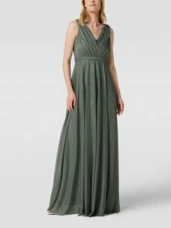 TROYDEN COLLECTION Abendkleid Mit Taillenpasse - Mint