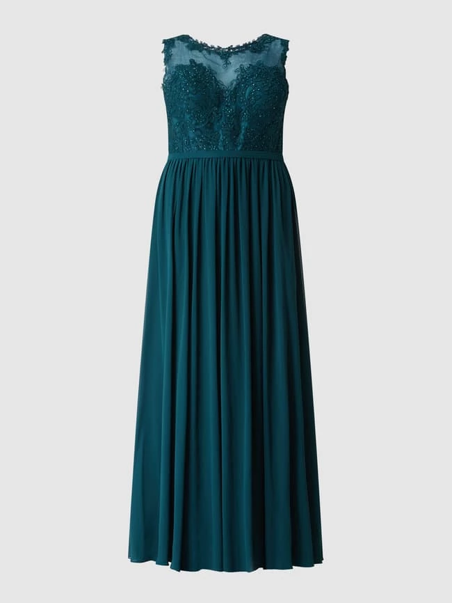 My Mascara Curves PLUS SIZE Abendkleid Mit Strasssteinen - Dunkelgrün 1 My Mascara Curves PLUS SIZE Abendkleid Mit Strasssteinen - Dunkelgrün