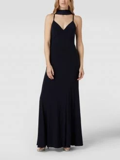 Luxuar Abendkleid Mit Zierbesatz - Dunkelblau