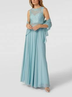 Mascara Abendkleid In Maxilänge - Mint