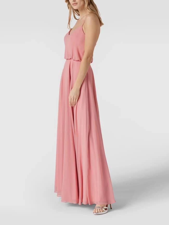 Laona Abendkleid Mit Spaghettiträgern - Rosé 4 Laona Abendkleid Mit Spaghettiträgern - Rosé – Bild 4