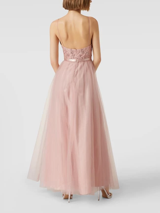 Laona Abendkleid Mit Zierbesatz - Altrosa 5 Laona Abendkleid Mit Zierbesatz - Altrosa – Bild 5