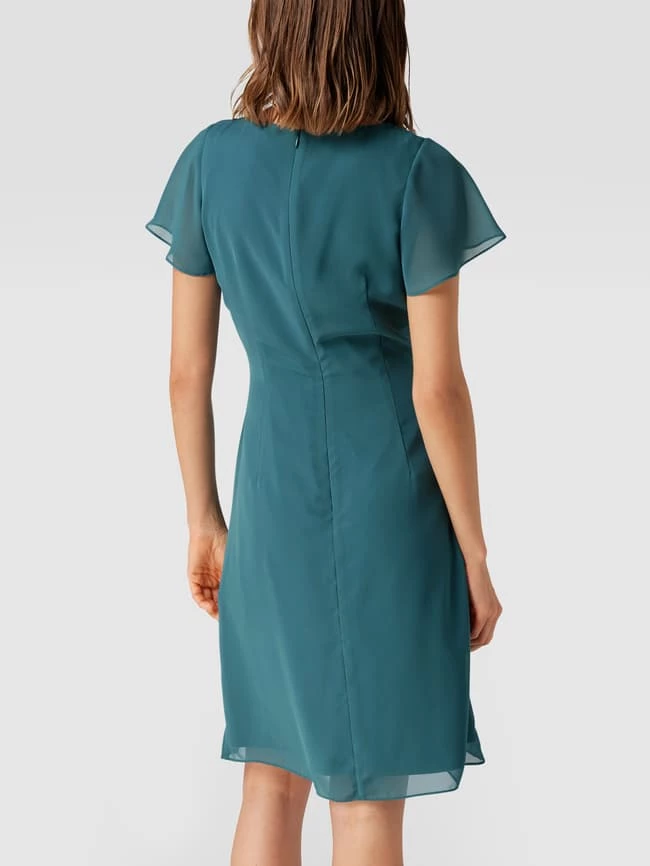 Swing Cocktailkleid Mit Volants - Petrol 5 Swing Cocktailkleid Mit Volants - Petrol – Bild 5