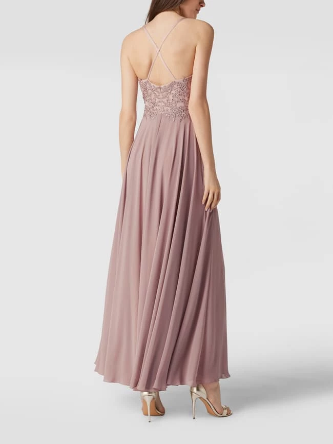 Mascara Abendkleid Mit Zierbesatz - Mauve 5 Mascara Abendkleid Mit Zierbesatz - Mauve – Bild 5