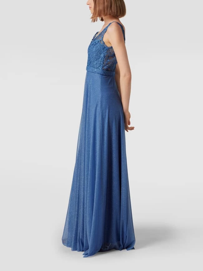 TROYDEN COLLECTION Abendkleid Mit Floralen Stickereien - Hellblau 1 TROYDEN COLLECTION Abendkleid Mit Floralen Stickereien - Hellblau