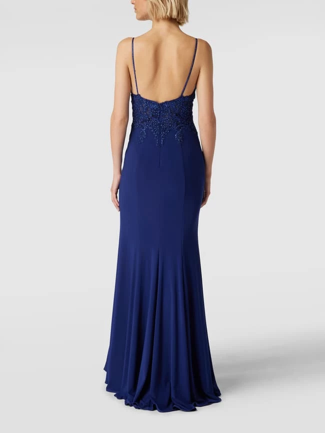 Mascara Abendkleid Mit Ziersteinbesatz - Blau 5 Mascara Abendkleid Mit Ziersteinbesatz - Blau – Bild 5