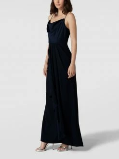 Adrianna Papell Abendkleid Mit Wasserfall-Ausschnitt - Dunkelblau