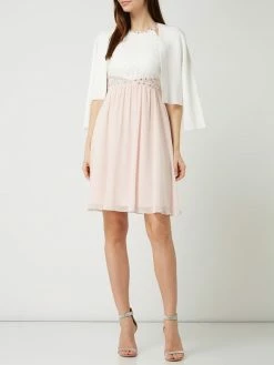 Jake*s-shop 22 Jake*s Cocktail Cocktailkleid Aus Spitze Und Chiffon - Rosa