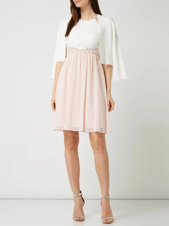 Jake*s Cocktail Cocktailkleid Aus Spitze Und Chiffon - Rosa 1 Jake*s Cocktail Cocktailkleid Aus Spitze Und Chiffon - Rosa