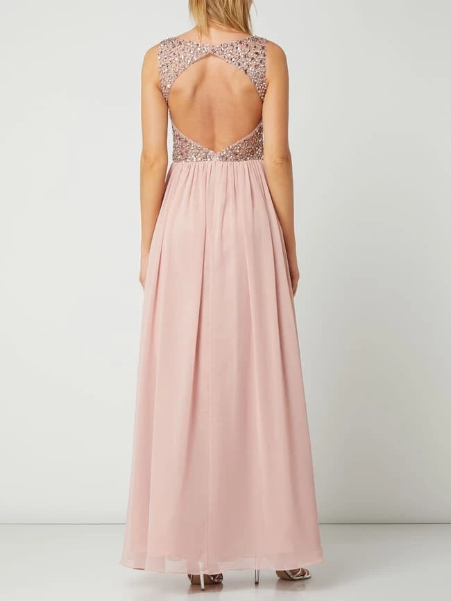 Mascara Abendkleid Mit Ziersteinen Und Pailletten - Rosé 5 Mascara Abendkleid Mit Ziersteinen Und Pailletten - Rosé – Bild 5