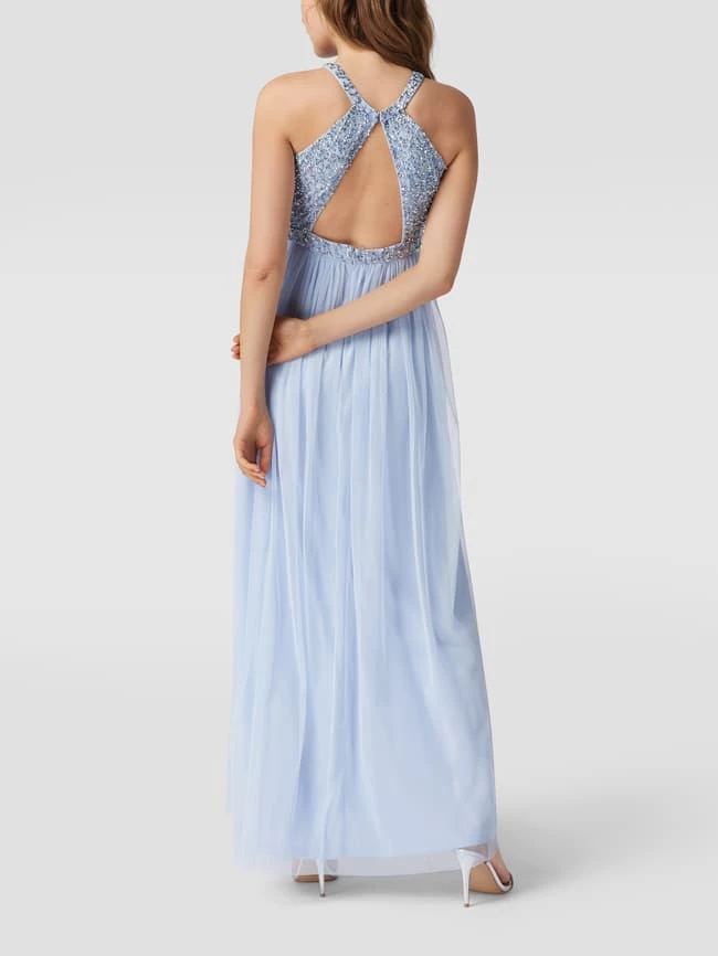Jake*s Cocktail Abendkleid Mit Paillettenbesatz - Hellblau 5 Jake*s Cocktail Abendkleid Mit Paillettenbesatz - Hellblau – Bild 5