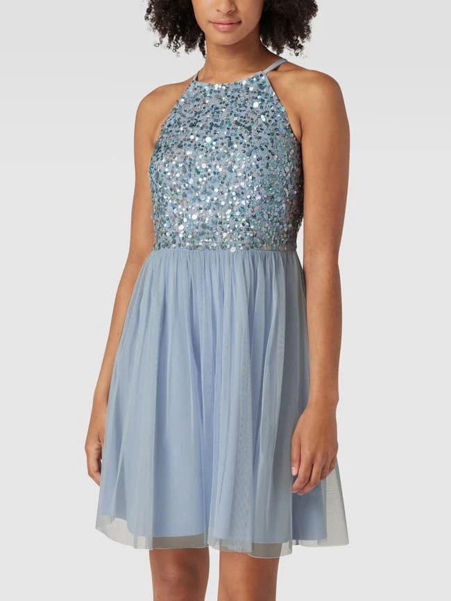 Jake*s Cocktail Cocktailkleid Mit Paillettenbesatz - Hellblau 4 Jake*s Cocktail Cocktailkleid Mit Paillettenbesatz - Hellblau – Bild 4