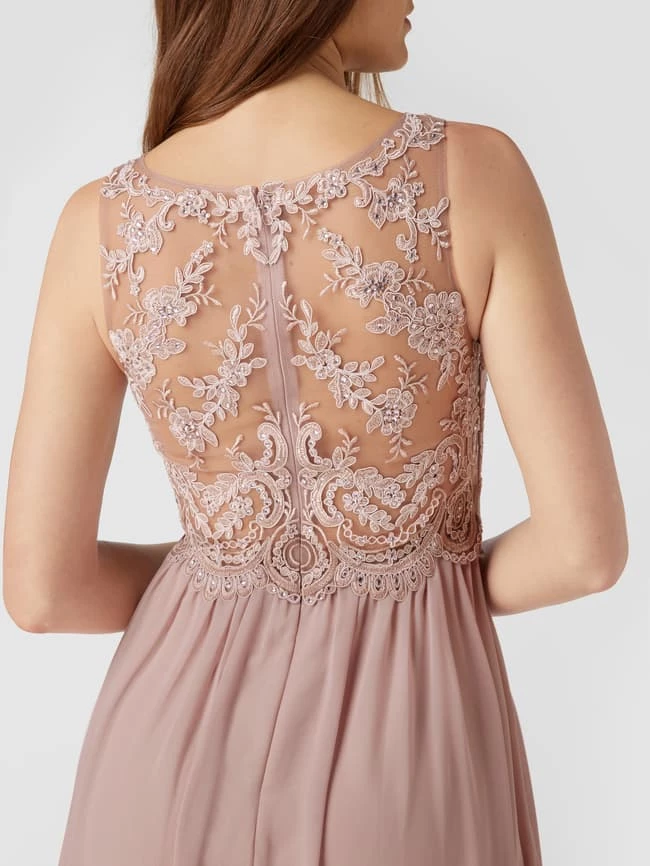 Laona Abendkleid In Maxilänge Mit Strasssteinbesatz - Rosé 3 Laona Abendkleid In Maxilänge Mit Strasssteinbesatz - Rosé – Bild 3
