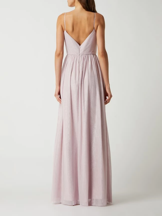 Jake*s Cocktail Abendkleid Mit Glitter-Effekt - Rosé 4 Jake*s Cocktail Abendkleid Mit Glitter-Effekt - Rosé – Bild 4