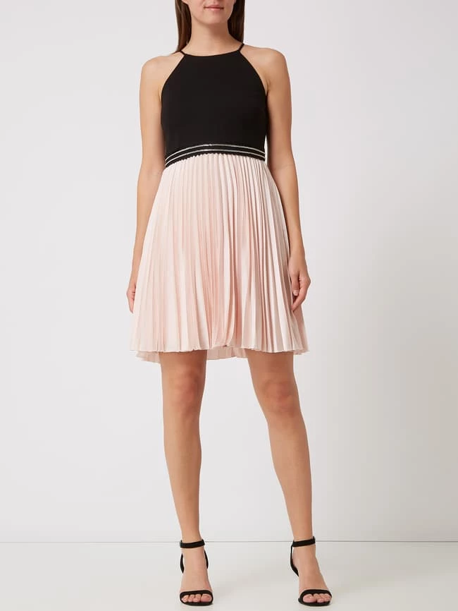 Jake*s Cocktail Cocktailkleid Mit Plissiertem Rockteil - Rosa Meliert 1 Jake*s Cocktail Cocktailkleid Mit Plissiertem Rockteil - Rosa Meliert