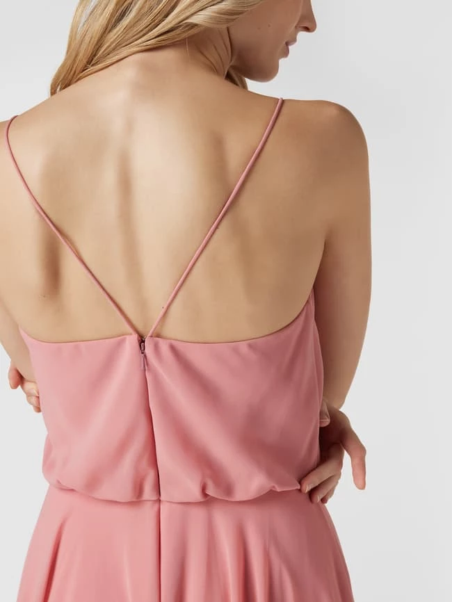 Laona Abendkleid Mit Spaghettiträgern - Rosé 3 Laona Abendkleid Mit Spaghettiträgern - Rosé – Bild 3