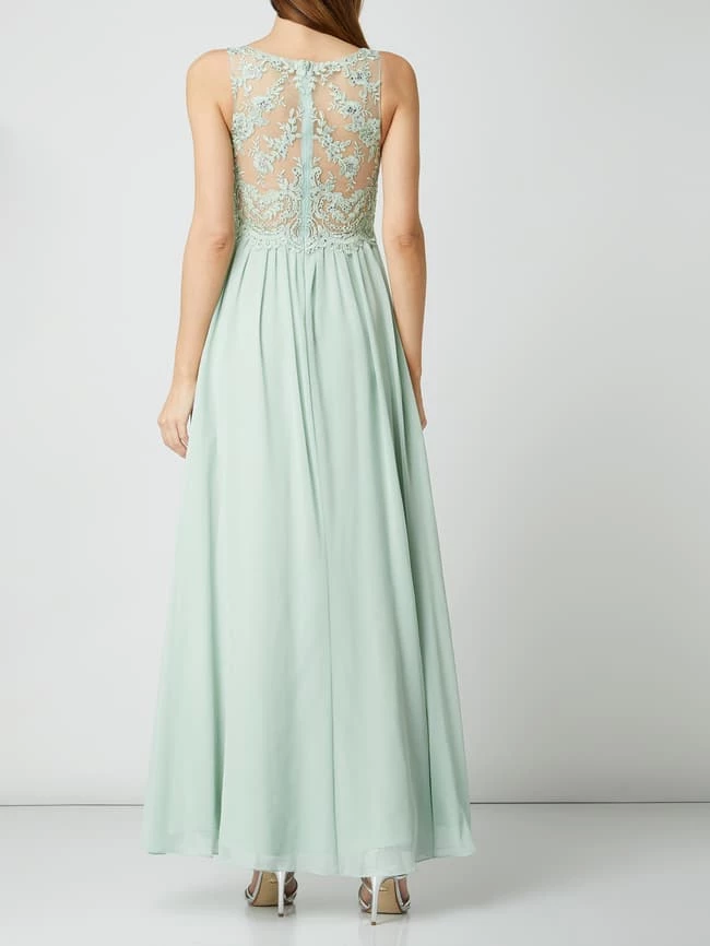 Laona Abendkleid Mit Zierborten - Mint 4 Laona Abendkleid Mit Zierborten - Mint – Bild 4