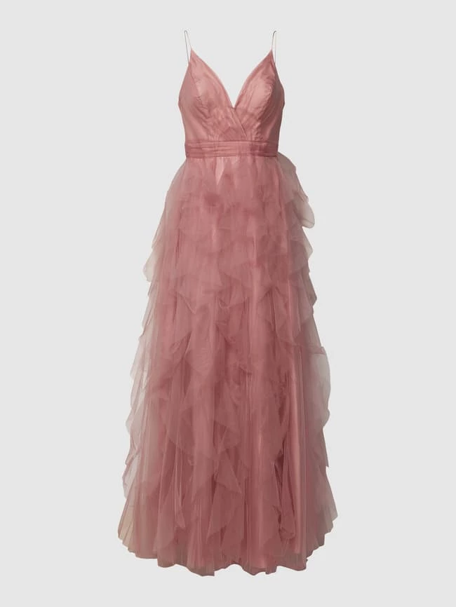 Laona Abendkleid In Maxilänge Mit Herzausschnitt - Altrosa 2 Laona Abendkleid In Maxilänge Mit Herzausschnitt - Altrosa – Bild 2