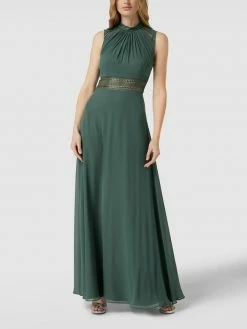 V.M. Abendkleid Mit Häkelspitze - Grün