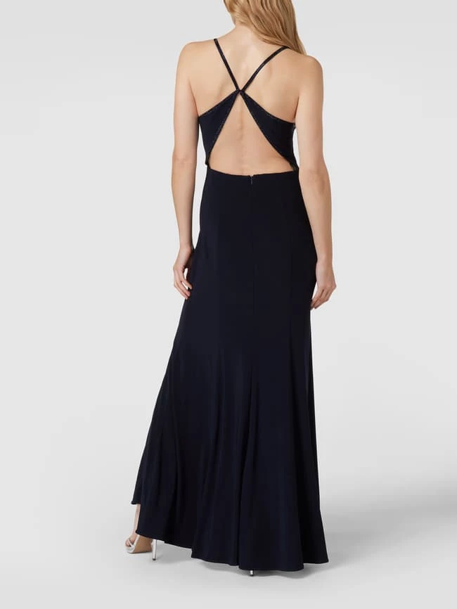 Luxuar Abendkleid Mit Zierbesatz - Dunkelblau 5 Luxuar Abendkleid Mit Zierbesatz - Dunkelblau – Bild 5