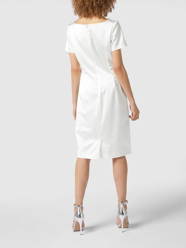 Swing Cocktailkleid Aus Satin - Offwhite 5 Swing Cocktailkleid Aus Satin - Offwhite – Bild 5