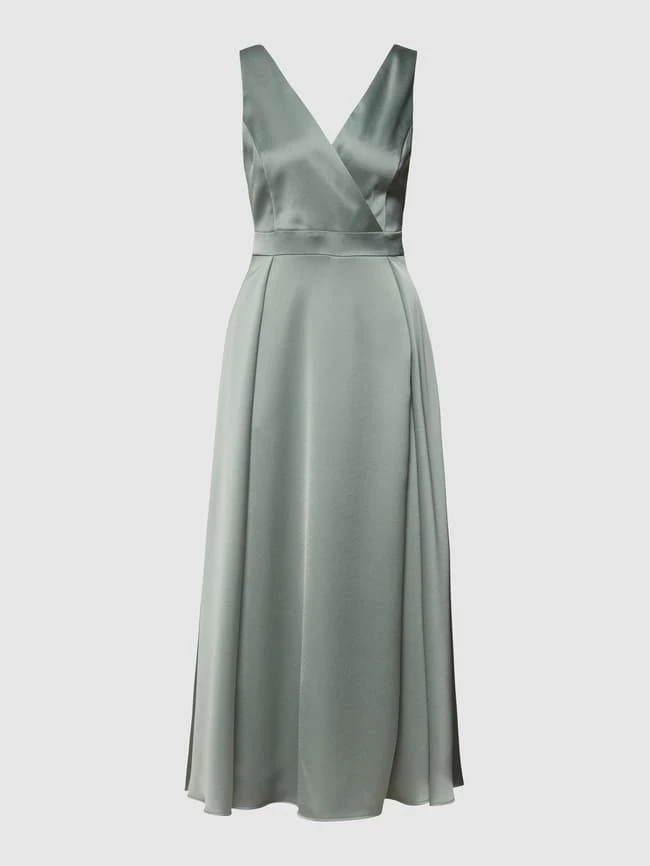 Paradi Abendkleid Mit V-Ausschnitt - Schilf 2 Paradi Abendkleid Mit V-Ausschnitt - Schilf – Bild 2