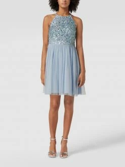 Jake*s Cocktail Cocktailkleid Mit Paillettenbesatz - Hellblau