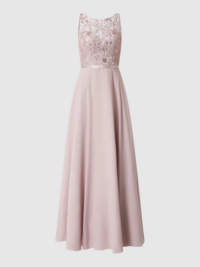 Luxuar Abendkleid Mit Pailletten - Mauve 2 Luxuar Abendkleid Mit Pailletten - Mauve – Bild 2