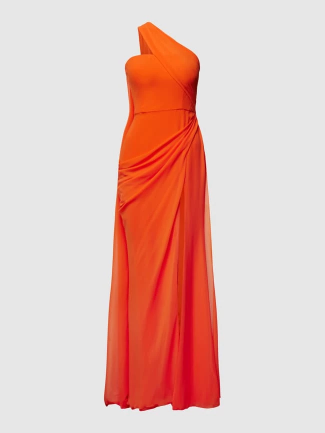 Vera Wang Bride Abendkleid Mit One-Shoulder-Träger Modell 'Hermine' - Orange 2 Vera Wang Bride Abendkleid Mit One-Shoulder-Träger Modell 'Hermine' - Orange – Bild 2