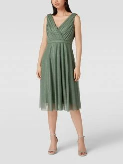 TROYDEN COLLECTION Cocktailkleid Mit Taillenpasse - Mint