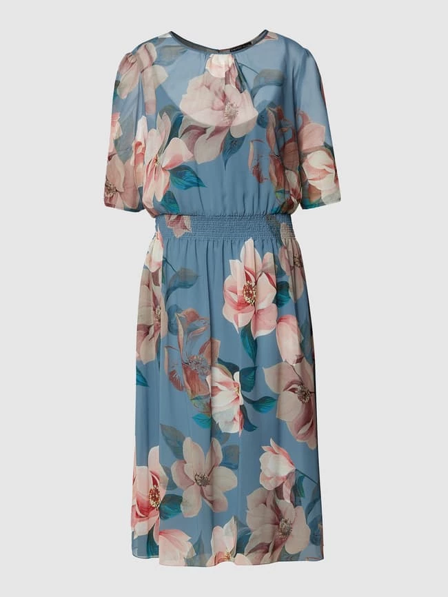 Swing Curve Cocktailkleid Mit Floralem Muster - Bleu 2 Swing Curve Cocktailkleid Mit Floralem Muster - Bleu – Bild 2