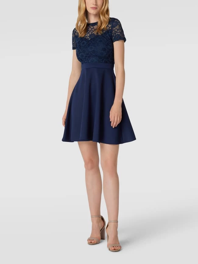 Lipsy Cocktailkleid Mit Taillenpasse - Marineblau 1 Lipsy Cocktailkleid Mit Taillenpasse - Marineblau