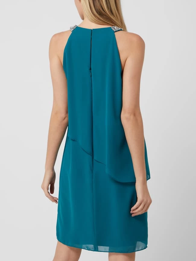 Christian Berg Cocktail Cocktailkleid Aus Chiffon Mit Strasssteinen - Smaragdgrün 5 Christian Berg Cocktail Cocktailkleid Aus Chiffon Mit Strasssteinen - Smaragdgrün – Bild 5