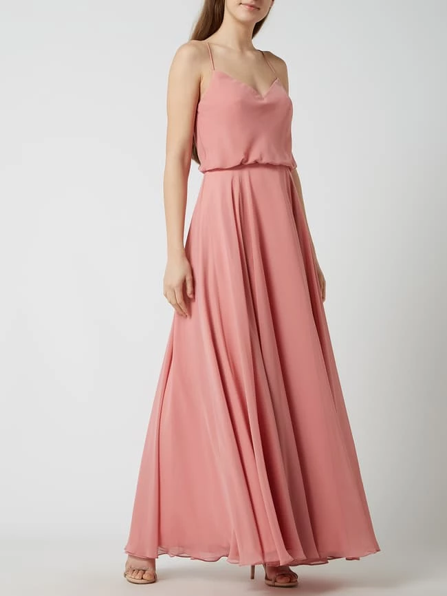 Laona Abendkleid Aus Chiffon - Rosé 1 Laona Abendkleid Aus Chiffon - Rosé