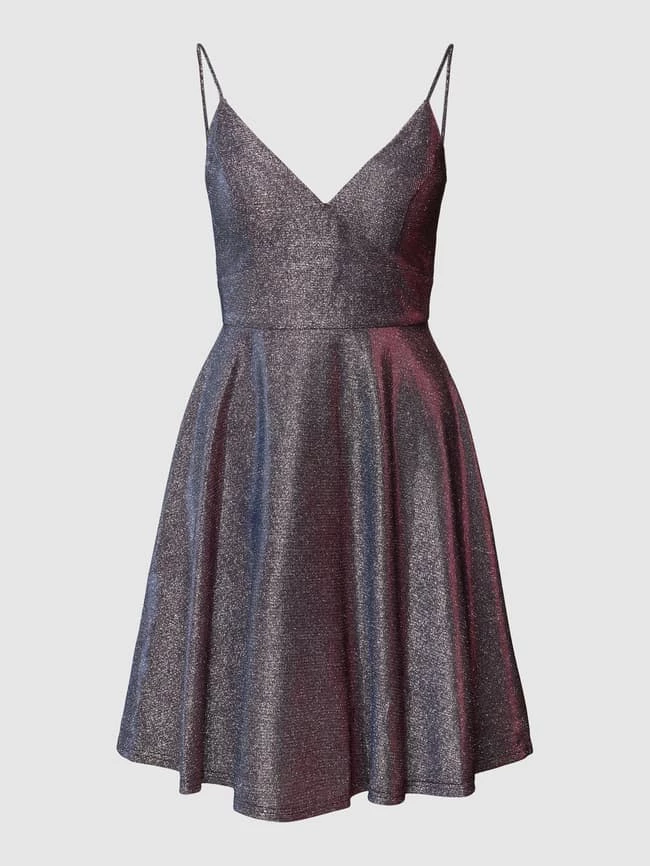 Jake*s Cocktail Cocktailkleid Mit Effektgarn - Mittelgrau Meliert 2 Jake*s Cocktail Cocktailkleid Mit Effektgarn - Mittelgrau Meliert – Bild 2