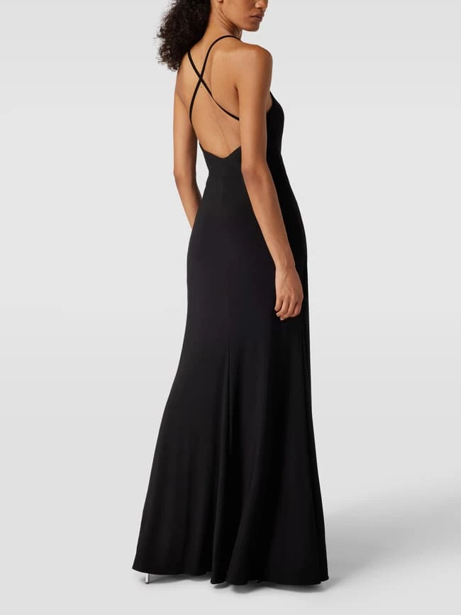 Luxuar Abendkleid Mit Gelegten Falten - Schwarz 5 Luxuar Abendkleid Mit Gelegten Falten - Schwarz – Bild 5