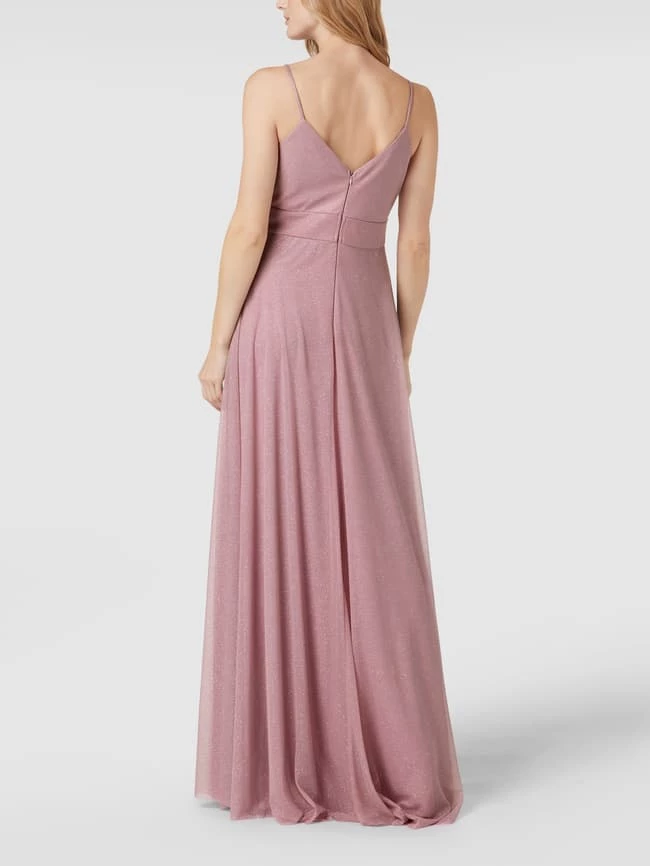 TROYDEN COLLECTION Abendkleid Mit Effektgarn - Mauve 5 TROYDEN COLLECTION Abendkleid Mit Effektgarn - Mauve – Bild 5