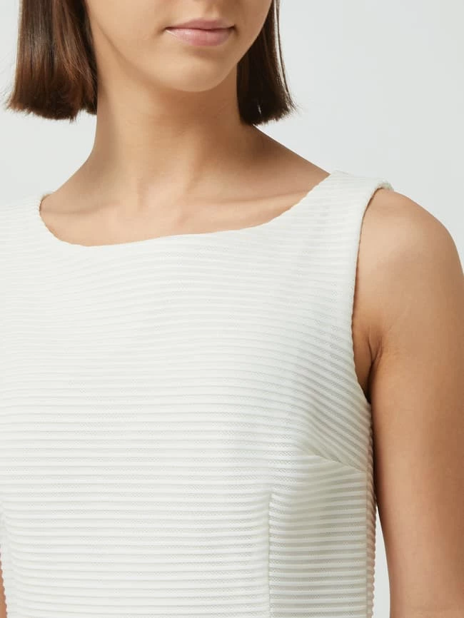 Paradi Cocktailkleid Mit Streifenmuster - Ecru 3 Paradi Cocktailkleid Mit Streifenmuster - Ecru – Bild 3