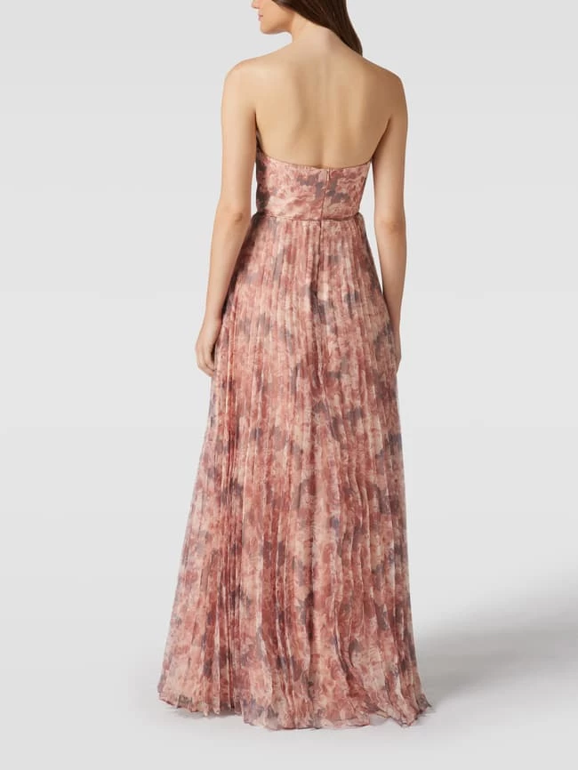 Unique Abendkleid In Maxilänge Mit Floralem Allover-Muster - Koralle 5 Unique Abendkleid In Maxilänge Mit Floralem Allover-Muster - Koralle – Bild 5