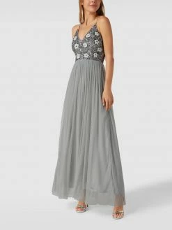 Jake*s-shop 20 LACE & BEADS Abendkleid Mit Pailletten Und Ziersteinen - Mint