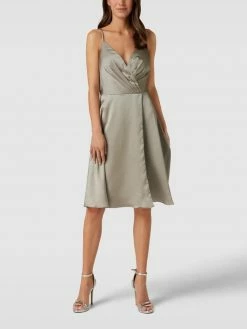 Luxuar Cocktailkleid Mit Herz-Ausschnitt - Hellgrün