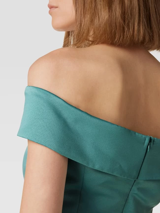 TROYDEN COLLECTION Cocktailkleid Im Off-Shoulder-Design - Mint 3 TROYDEN COLLECTION Cocktailkleid Im Off-Shoulder-Design - Mint – Bild 3