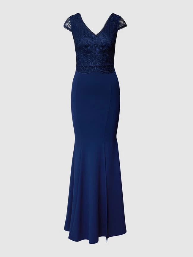 Lipsy Abendkleid Mit Herz-Ausschnitt - Dunkelblau 2 Lipsy Abendkleid Mit Herz-Ausschnitt - Dunkelblau – Bild 2