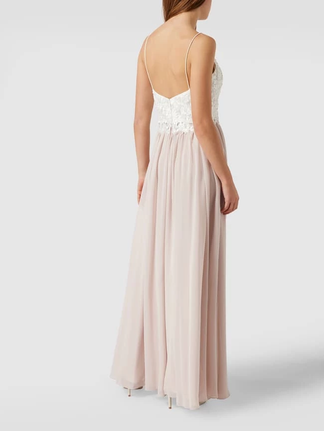 Laona Abendkleid Mit Floralen Stickereien Und Zierperlen - Offwhite 5 Laona Abendkleid Mit Floralen Stickereien Und Zierperlen - Offwhite – Bild 5
