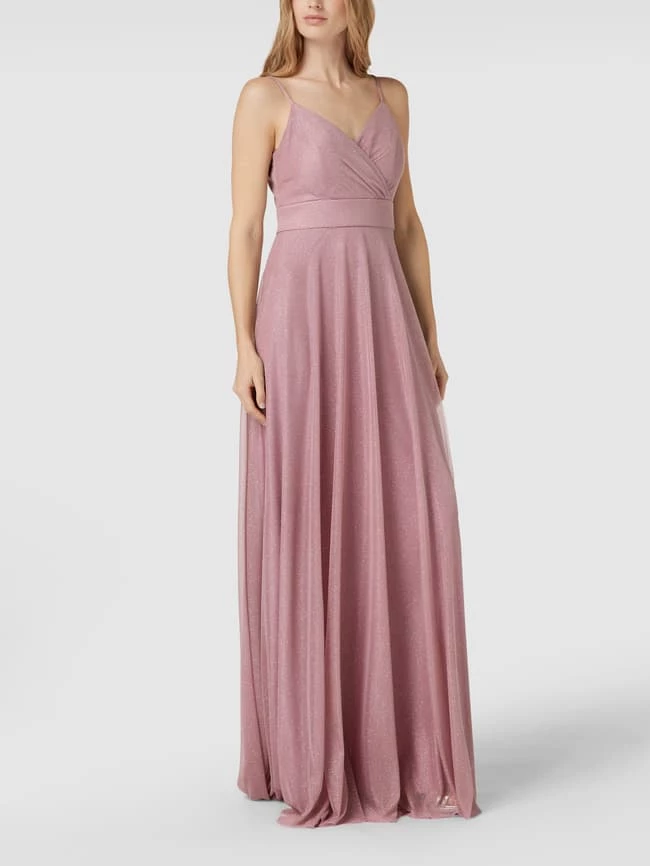 TROYDEN COLLECTION Abendkleid Mit Effektgarn - Mauve 4 TROYDEN COLLECTION Abendkleid Mit Effektgarn - Mauve – Bild 4