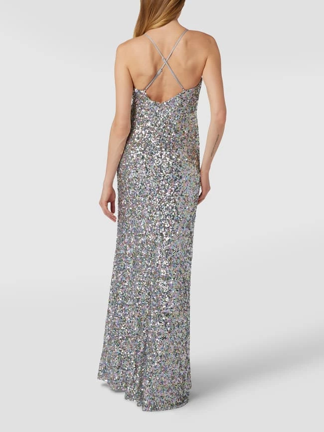Laona Abendkleid Mit Paillettenbesatz - Silber 5 Laona Abendkleid Mit Paillettenbesatz - Silber – Bild 5