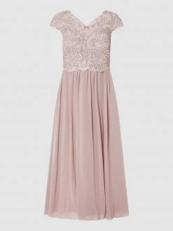 My Mascara Curves PLUS SIZE Abendkleid Mit Strasssteinen - Mauve