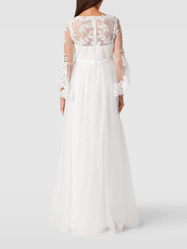 Luxuar Abendkleid Mit Spitzenbesatz - Offwhite 5 Luxuar Abendkleid Mit Spitzenbesatz - Offwhite – Bild 5